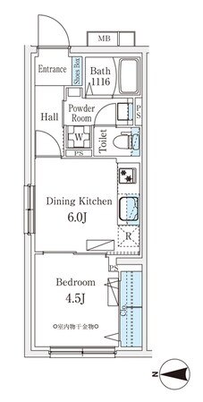 ラクラス旗の台の物件間取画像